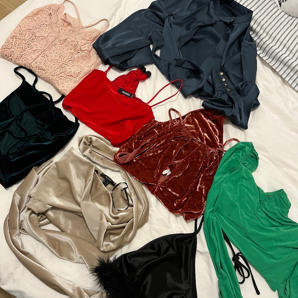 BUNDLE LOT of going out tops